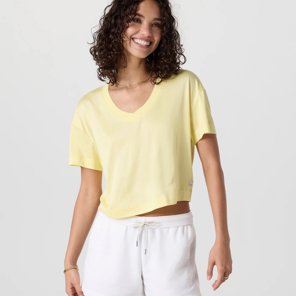 Vuori Yellow Short Sleeve Tee